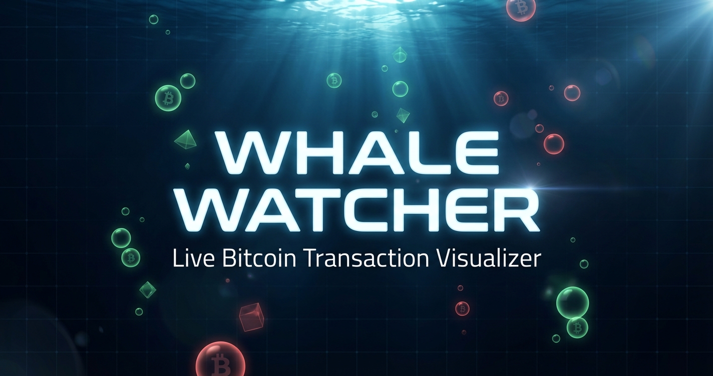 WHALE WATCHER | Live Bitcoin Tracker